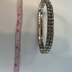 Vintage Rhinestone Stretch Bracelet
